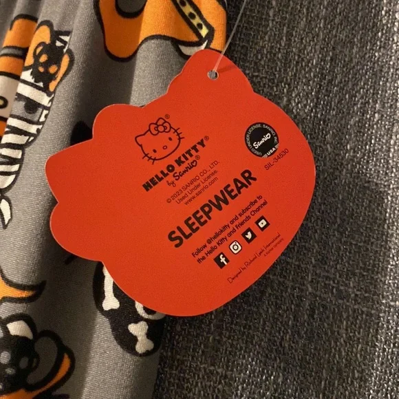 Hello Kitty Viral TikTok Halloween Pajama Pants - Picture 3 of 4